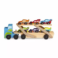 Melissa & Doug Mega Race-Car Carrier Interactive Toy