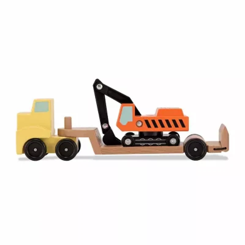 Melissa & Doug Trailer & Excavator Interactive Toy