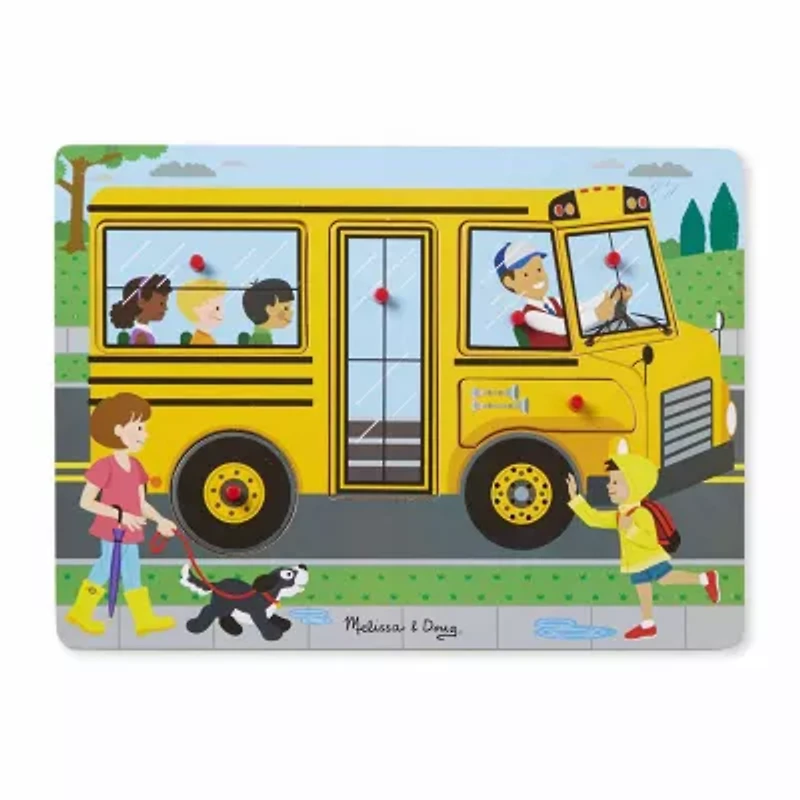 Melissa & Doug The Wheels On The Bus Sound 6-pc. Puzzle