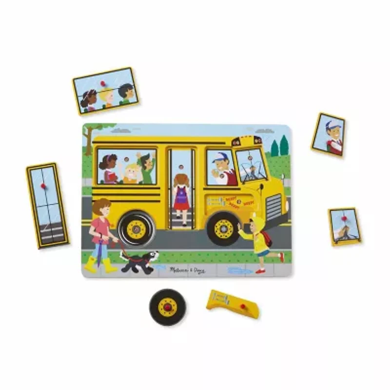 Melissa & Doug The Wheels On The Bus Sound 6-pc. Puzzle