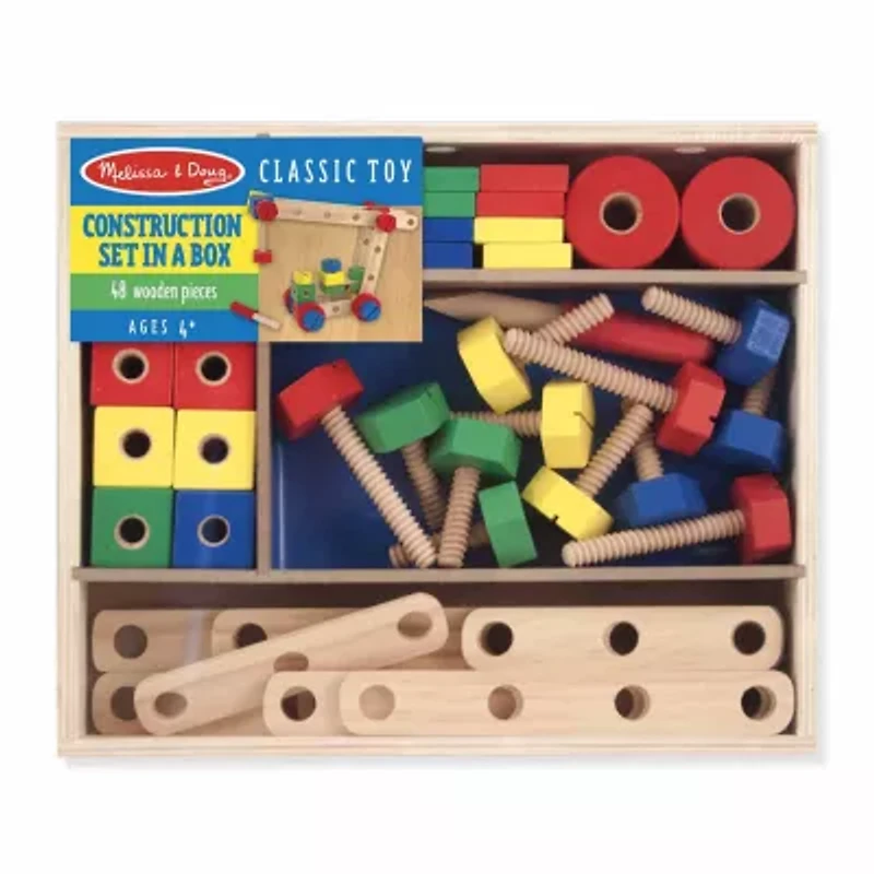 Melissa & Doug Construction Set In A Box Set Interactive Toy