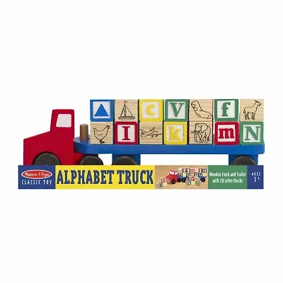 Melissa & Doug Alphabet Truck 30-pc. Building Blocks