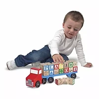 Melissa & Doug Alphabet Truck 30-pc. Building Blocks