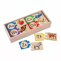 Melissa & Doug Letter Puzzles Interactive Toy