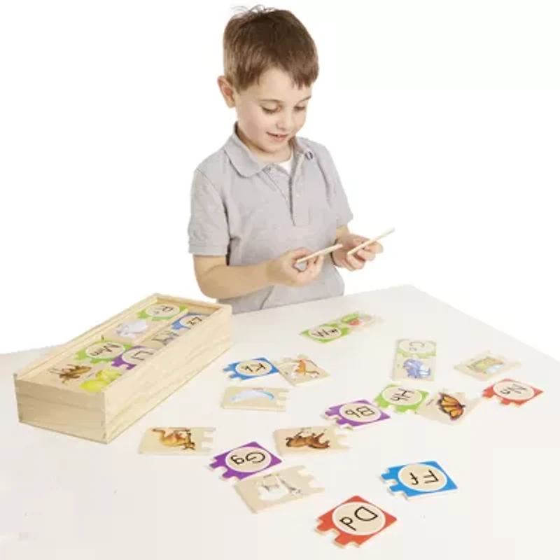Melissa & Doug Letter Puzzles Interactive Toy