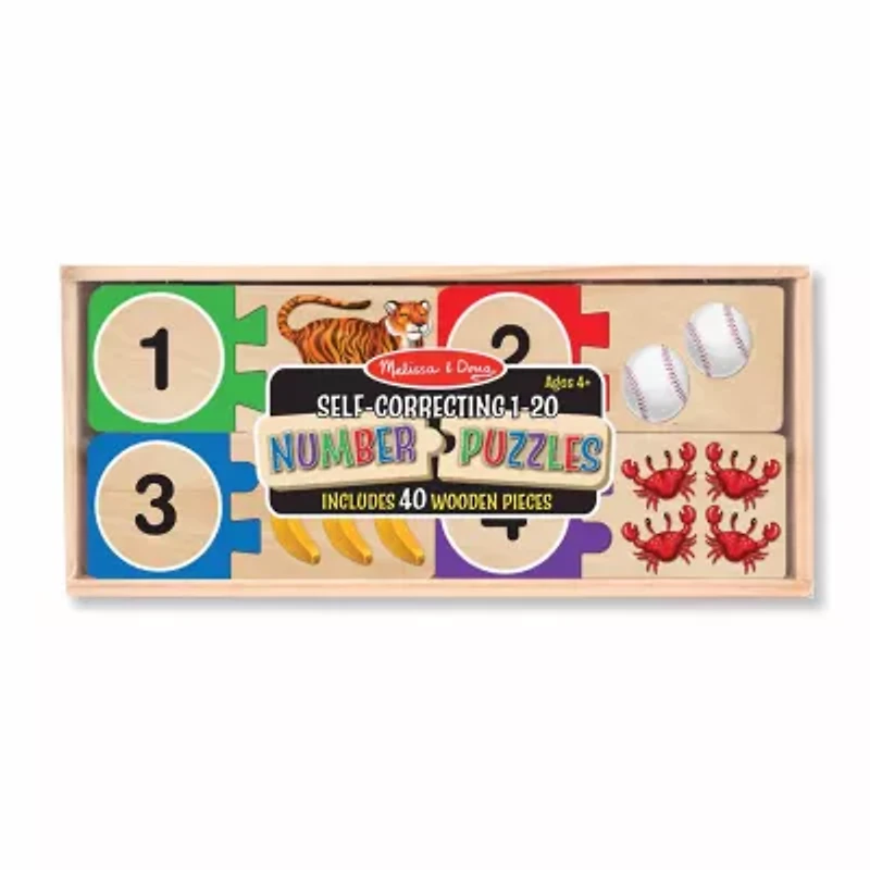Melissa & Doug Number Puzzles Interactive Toy