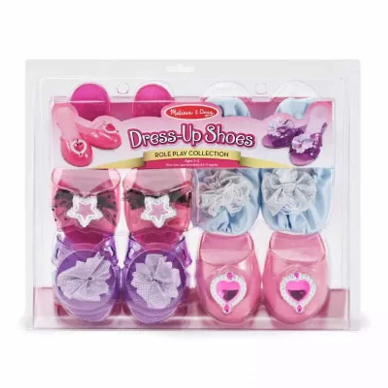 Melissa & Doug Dress-Up Shoes - Role Play Collection