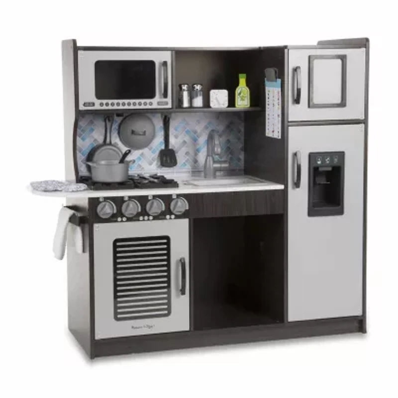 Melissa & Doug Chef'S Kitchen - Charcoal Play Kitchen