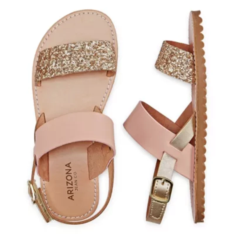 Arizona Jean Co Virgo Girls Flat Sandals - Little Kids/Big Kids