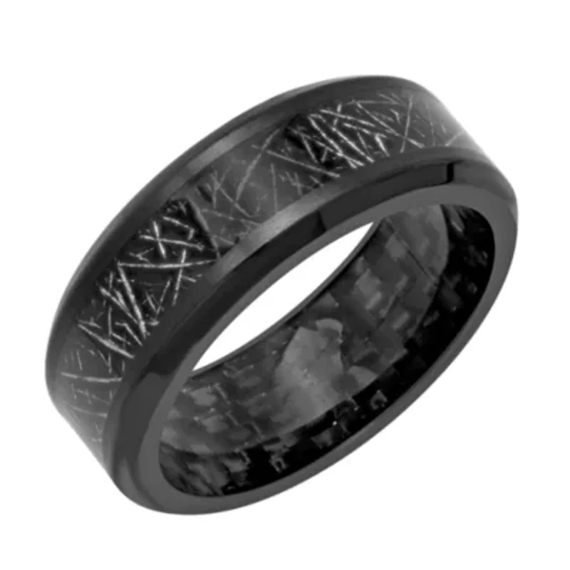 Mens 6MM Stainless Steel Wedding Band