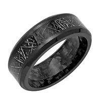 Mens 6MM Stainless Steel Wedding Band