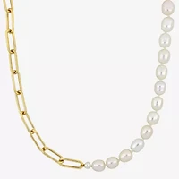 Womens White Inch Strand Necklace