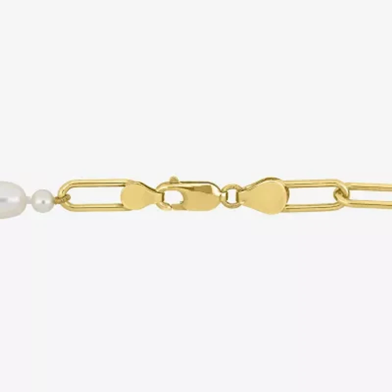 Womens White Inch Strand Necklace