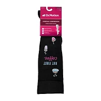 Dr.Motion Womens 1 Pair Knee High Socks