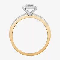 3PC His and Hers Trio Wedding Set Featuring 3/ CT.T.W. Natural Diamond Womens Bridal Set and Mens Wedding Band in 10K or 14K Two Tone Gold