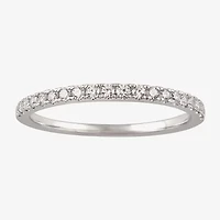 Signature By Modern Bride Womens 1 CT. T.W. Natural White Diamond 10K White Gold Pear Side Stone Halo Bridal Set