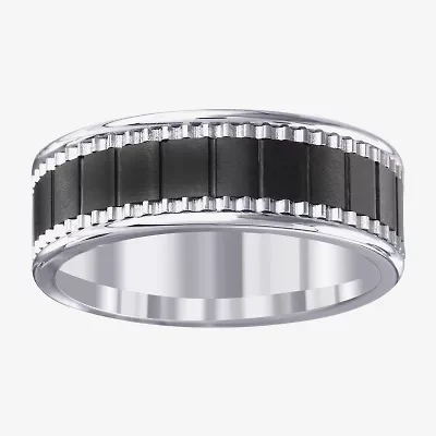 Mens 7MM Ceramic Wedding Band