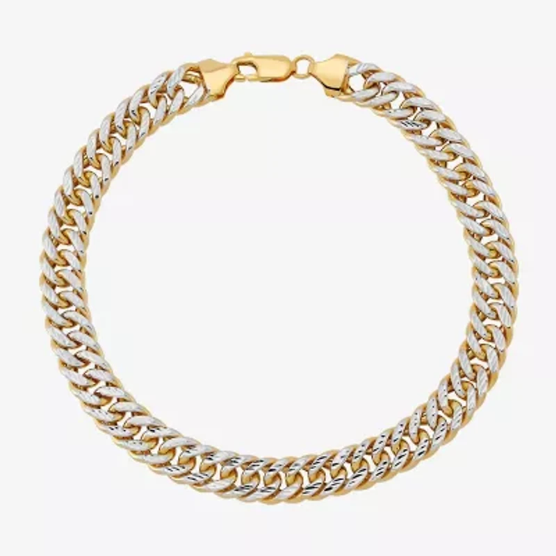 Mens 14K Gold 24 Inch Curb Chain Necklace