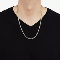 Unisex Adult 14K Gold 24 Inch Rope Chain Necklace