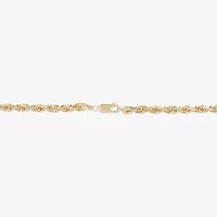 Unisex Adult 14K Gold 24 Inch Rope Chain Necklace