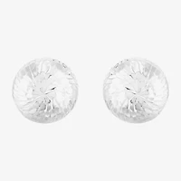 14K Gold 10mm Dome Stud Earrings