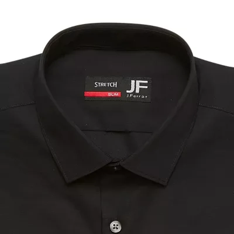 J. Ferrar Ultra Comfort Mens Regular Fit Easy Care Stretch Fabric Long Sleeve Dress Shirt