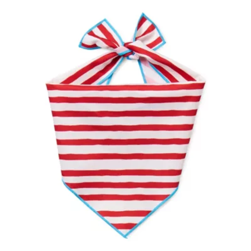 Paw & Tail Striped Dog Bandana