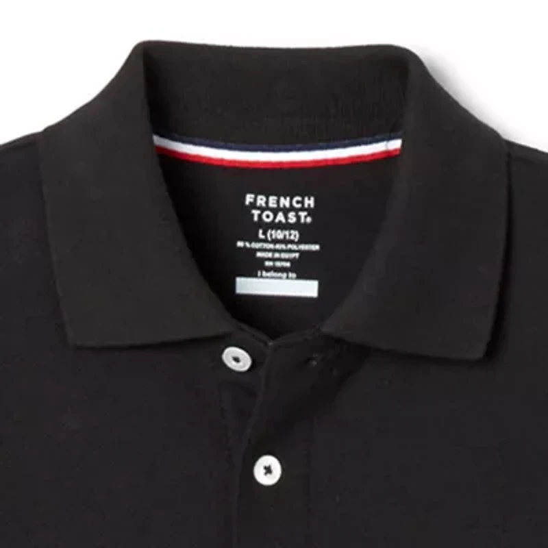 French Toast Little & Big Kid Boys Short Sleeve Boxy Fit Polo Shirt