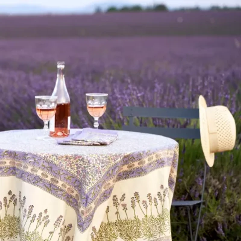 Couleur Nature Lavender Tablecloth
