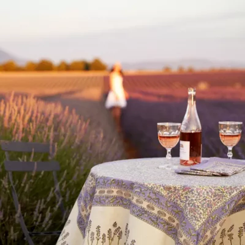 Couleur Nature Lavender Tablecloth