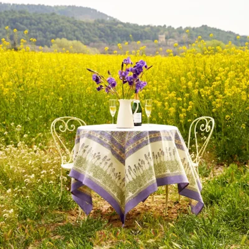 Couleur Nature Lavender Tablecloth