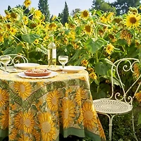 Couleur Nature Sunflower Tablecloth