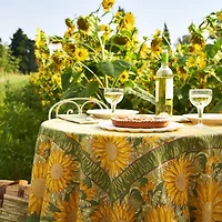 Couleur Nature Sunflower Tablecloth