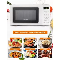 Commercial Chef 0.7-Cu. Ft. Countertop Microwave - White