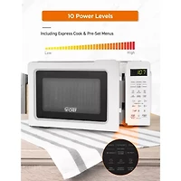 Commercial Chef 0.7-Cu. Ft. Countertop Microwave - White