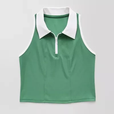 Xersion Polo Little & Big Kid Girls Sleeveless Active Tank Top
