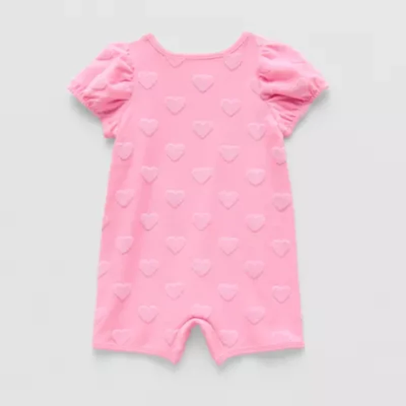 Okie Dokie Baby Girls Short Sleeve Romper