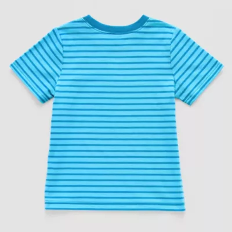 Okie Dokie Toddler & Little Boys Crew Neck Short Sleeve T-Shirt
