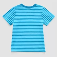 Okie Dokie Toddler & Little Boys Crew Neck Short Sleeve T-Shirt