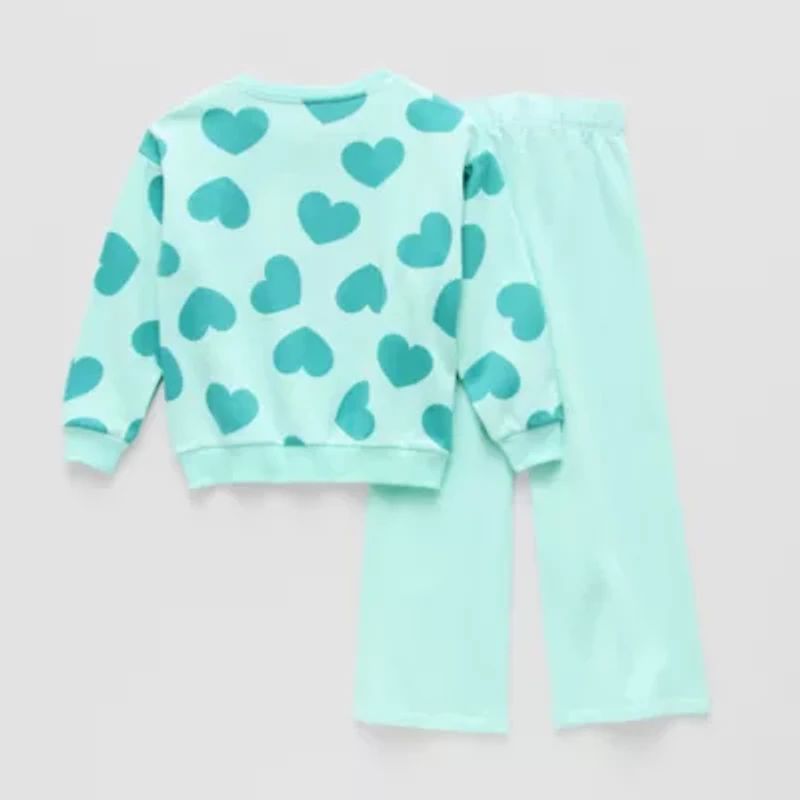 Disney Collection Little & Big Kid Girls 2-pc. Lilo Stitch Pant Set
