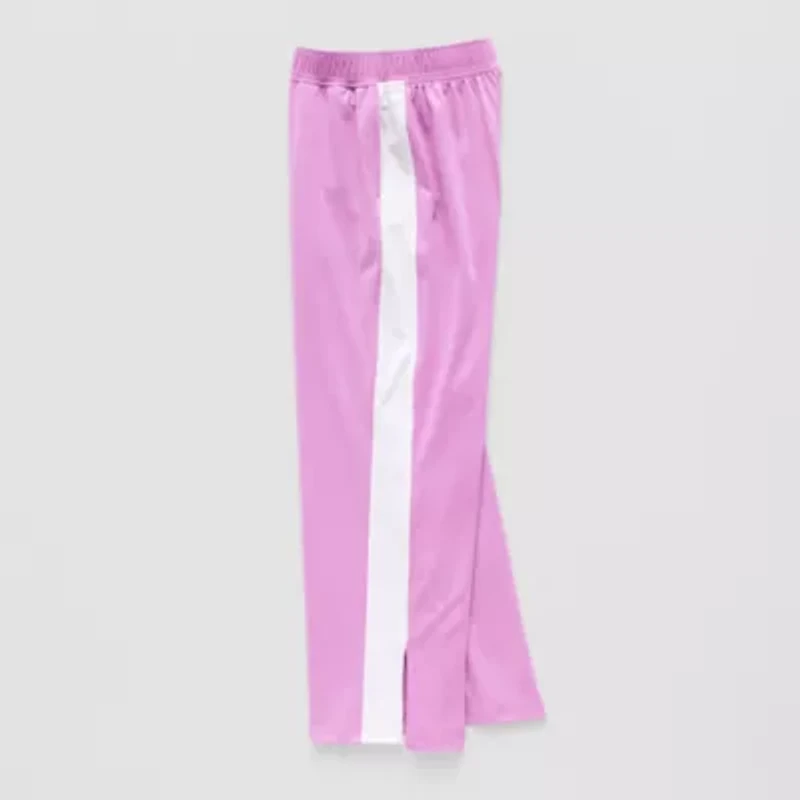 Xersion Little & Big Kid Girls Quick Dry Mid Rise Regular Fit Wide Leg Track Pant