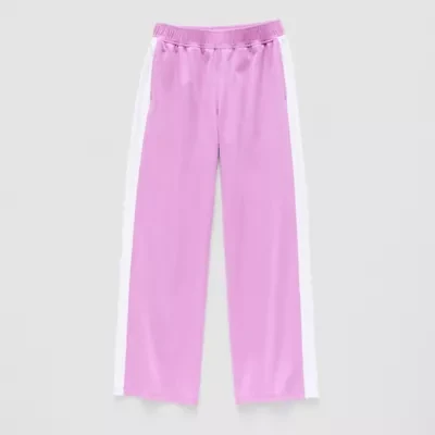 Xersion Little & Big Kid Girls Quick Dry Mid Rise Regular Fit Wide Leg Track Pant