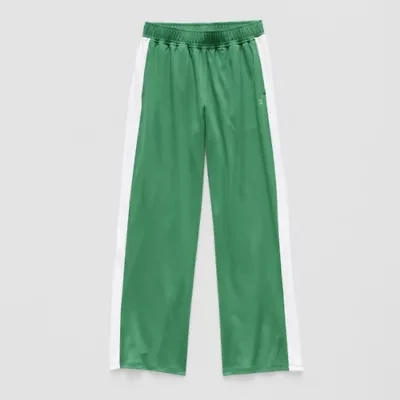 Xersion Little & Big Kid Girls Quick Dry Mid Rise Regular Fit Wide Leg Track Pant