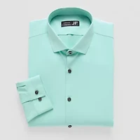 J. Ferrar Big and Tall 360 Stretch Performance Casual Mens Regular Fit Wrinkle Free Long Sleeve Dress Shirt