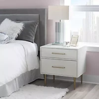 Gipsy Bedroom Collection 2-Drawer Nightstand