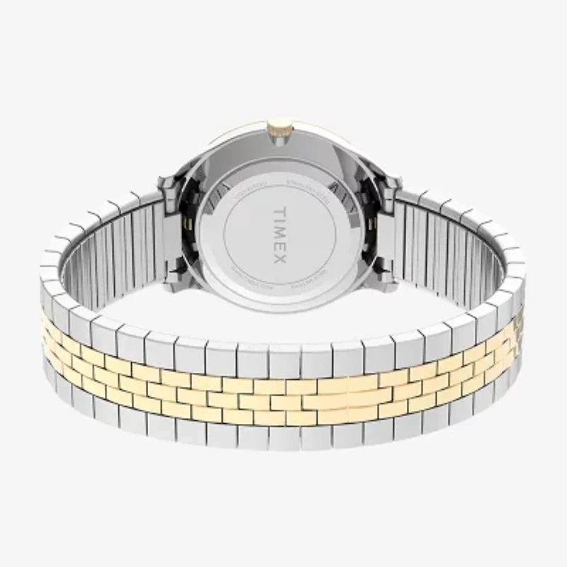 Timex Womens Two Tone Stainless Steel Expansion Watch Tw2u40400jt