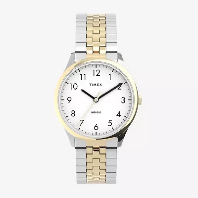 Timex Womens Two Tone Stainless Steel Expansion Watch Tw2u40400jt