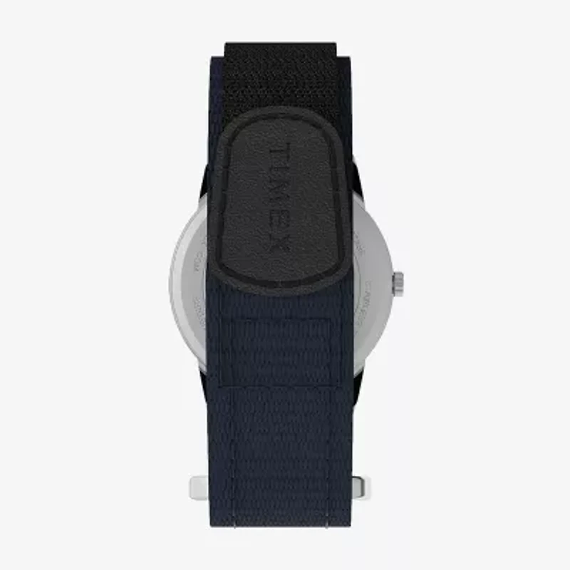 Timex Mens Black Fabric Fast Wrap Strap Watch Tw2u85000jt