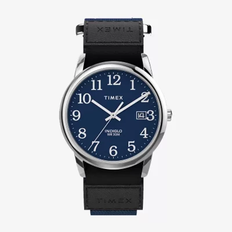 Timex Mens Black Fabric Fast Wrap Strap Watch Tw2u85000jt