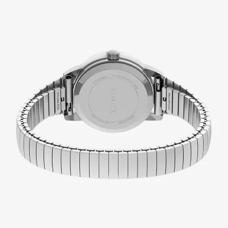 Timex Womens Silver Tone Stainless Steel Watch Boxed Set Twg025200jt